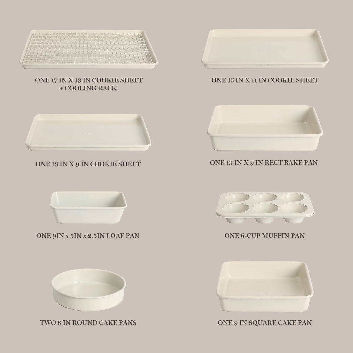 Martha Stewart Gallen 13-inch cookie sheet for even heat and reliable results.