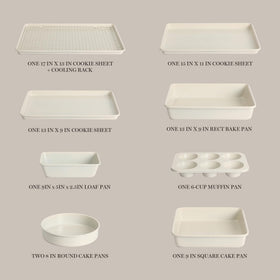 Martha Stewart Gallen 13-inch cookie sheet for even heat and reliable results.