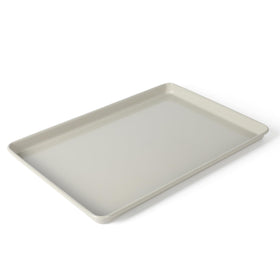 Martha Stewart Gallen 13x9 cookie sheet top view with nonstick surface for easy release.