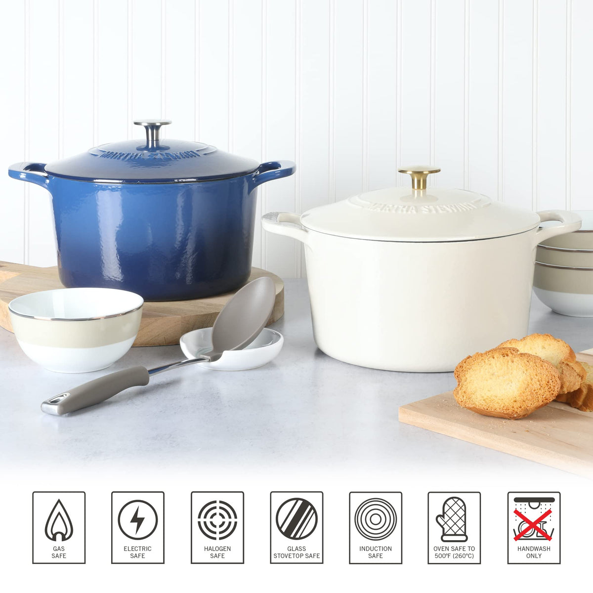 Martha Stewart Gatwick Dutch oven ideal for bread baking and crusty loaves