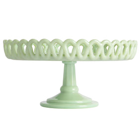 Martha Stewart Highbrook cake stand on table ready for cakes, cookies, or fruit displays