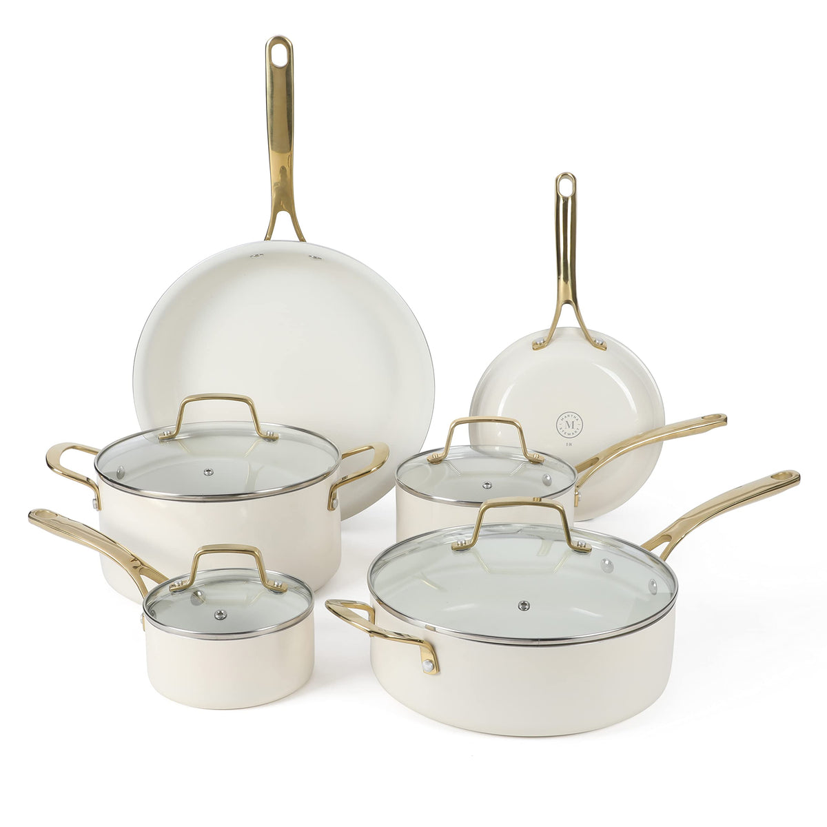Martha Stewart Lockton 1-qt sauce pan with lid showing even heating and easy release