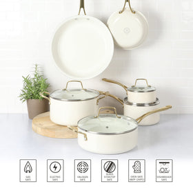 Martha Stewart Lockton 4.6-qt sauté pan with lid for versatile cooking
