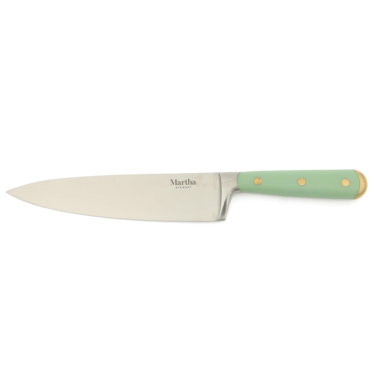 Includes sharpening rod and kitchen shears for quick maintenance
