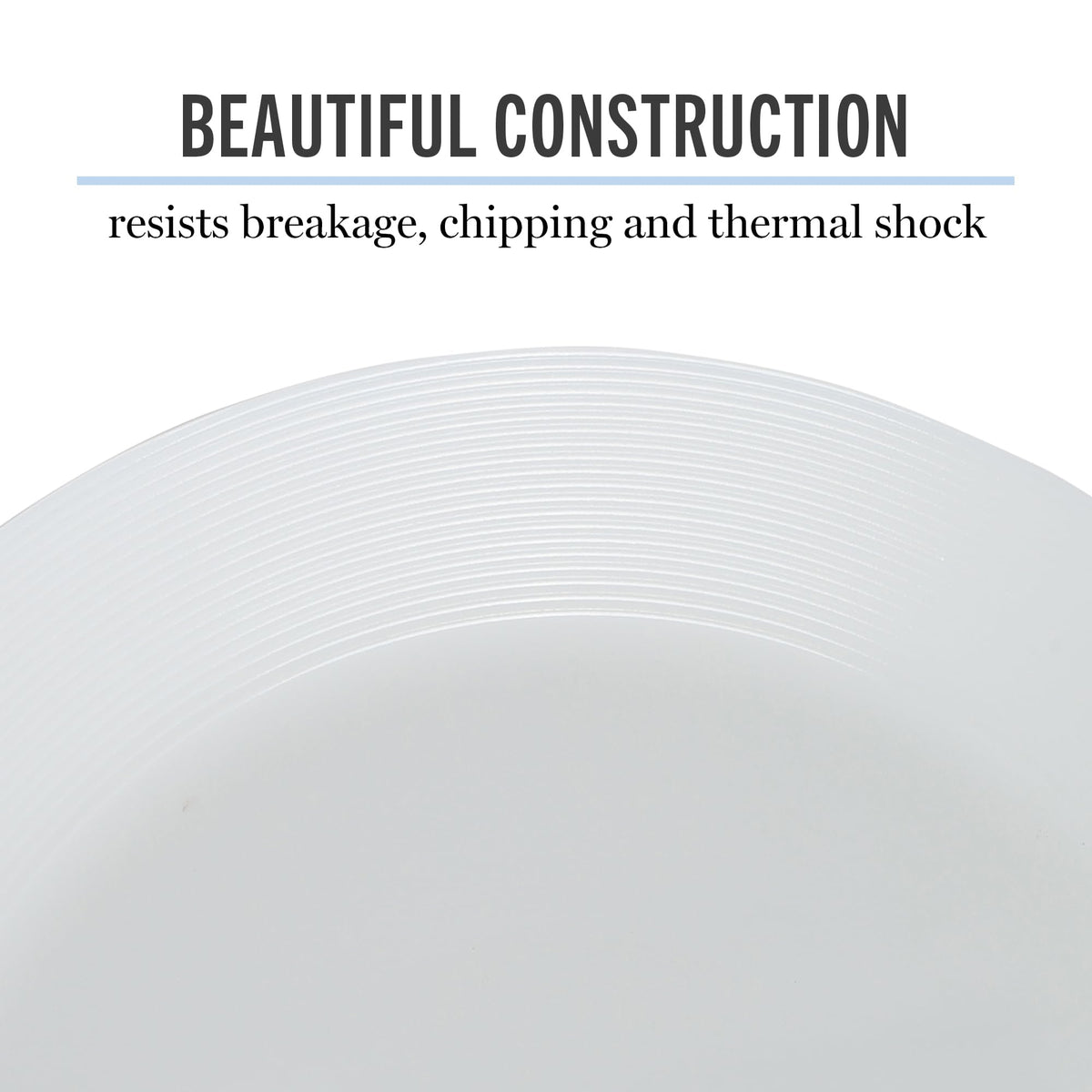 Dishwasher and microwave safe for convenient everyday cleanup.