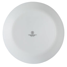 Martha Stewart Opalton plates sit stylishly on a clean, modern table.