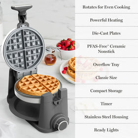 Martha Stewart overflow tray keeps counters clean.