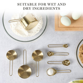 Martha Stewart Richburn gold exterior close-up, showcasing elegant steel and durable construction.