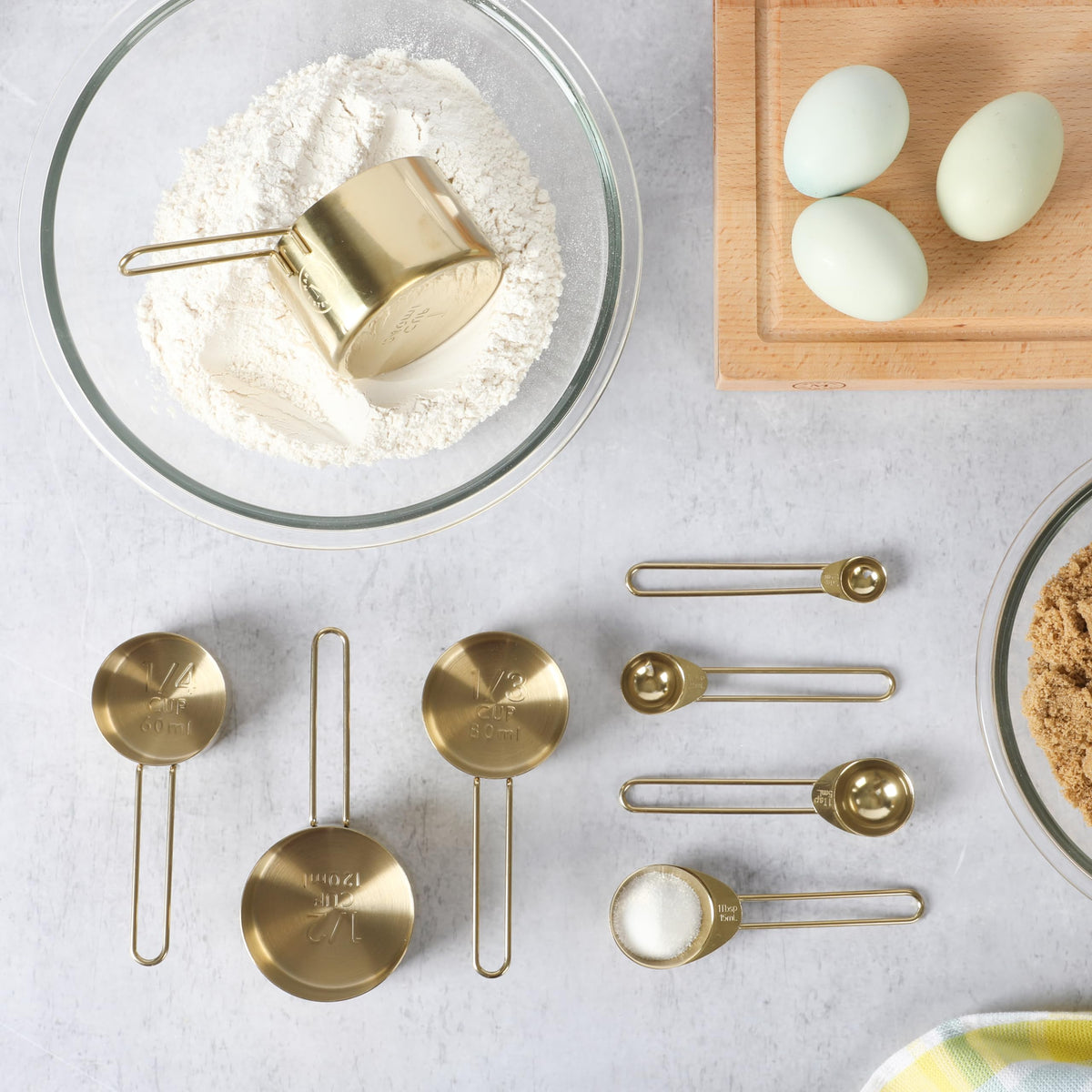 Martha Stewart Richburn spoons highlighting durable stainless steel construction.