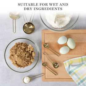 Martha Stewart Richburn spoons showing sturdy handles for secure grip.