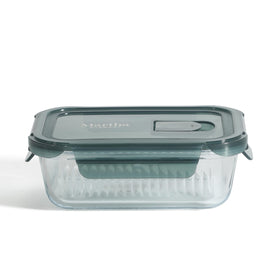 Martha Stewart Shadowbrook containers are microwave, oven, and dishwasher safe for versatile use.