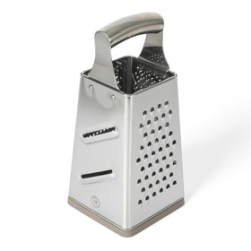 Martha Stewart Sprucedale grater demonstrating dishwasher safe design for easy cleanup