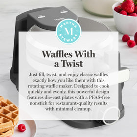 Martha Stewart stainless steel housing ensures lasting durability.