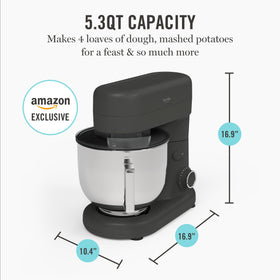 Dishwasher-safe attachments make post-baking cleanup quick and easy.