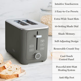Cool-touch control panel reduces heat exposure during use.