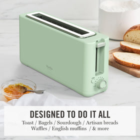 Martha Stewart toaster self-centering feature ensures even browning