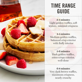 Martha Stewart waffle maker 900‑watt heating for fast cooking