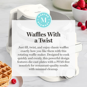 Martha Stewart folding handle for compact storage and cord wrap