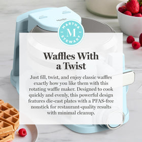 Martha Stewart folding handle and cord wrap for compact storage