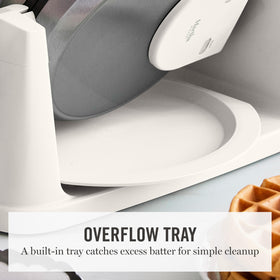 Martha Stewart waffle maker ready light indicating doneness
