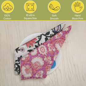 Marubhumi eco-friendly dyed napkins show natural color variations.