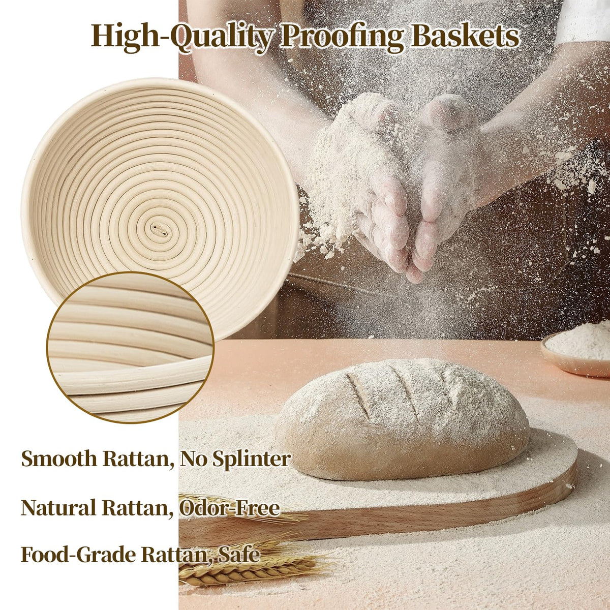 MarzeMuun dough resting in banneton to enhance shape and proofing