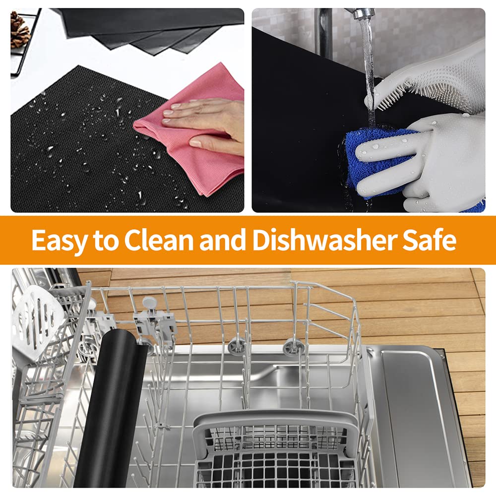 MASANIU oven liner easy-clean enables quick wipe-down after meals.