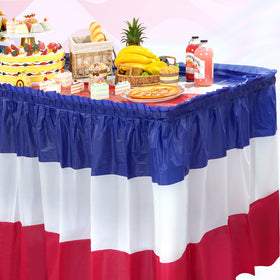 MASHAN 4th of July decoration suits Independence Day celebrations with classic stripes