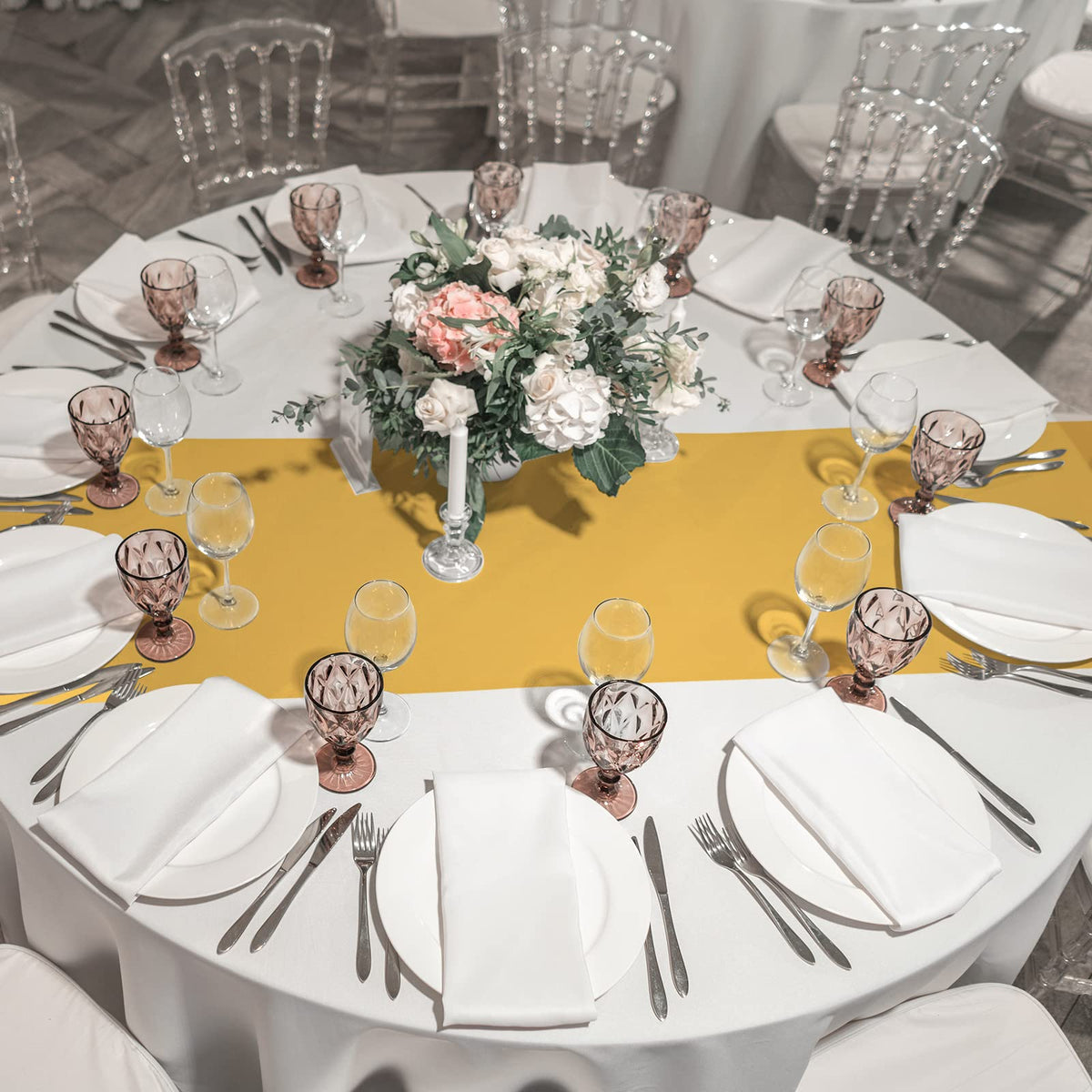 MASHAN stylish dining setup using the set for a wedding or party