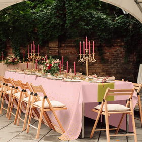 MASHAN disposable PEVA tablecloth – waterproof, wrinkle-resistant coverage