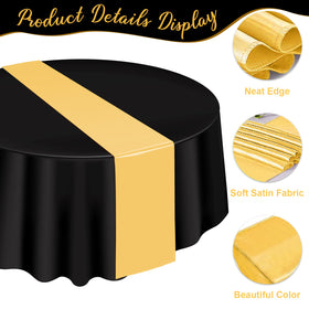 MASHAN disposable PEVA table cover for quick cleanup after celebrations