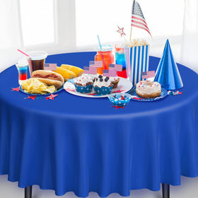 MASHAN disposable 84 inch tablecloth offers quick cleanup after events