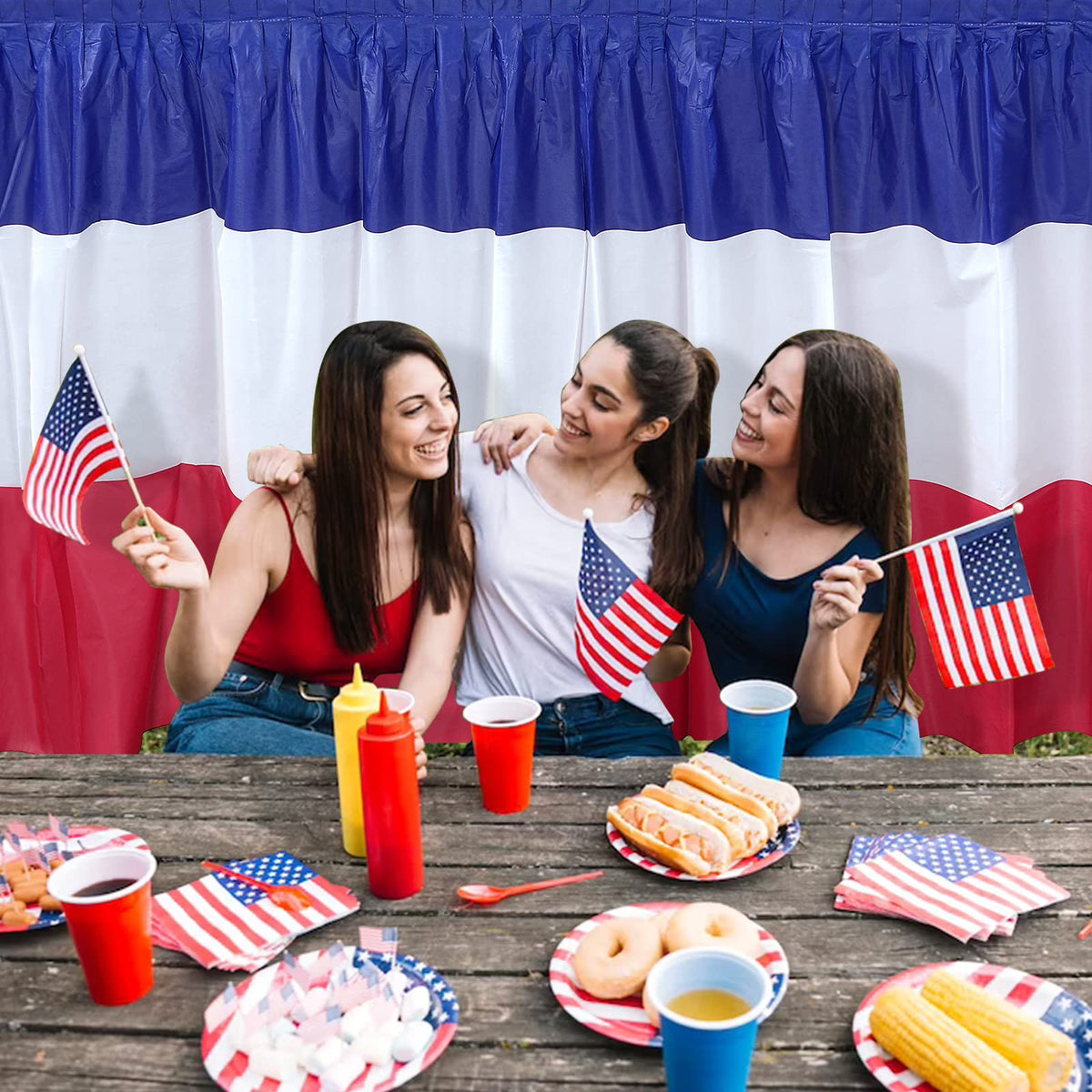 MASHAN durable plastic resists fading and wear for reusable celebrations