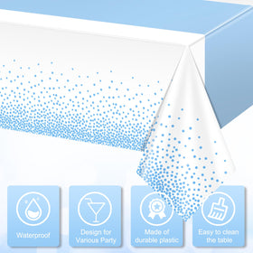MASHAN light-blue runner center image for focused centerpiece look