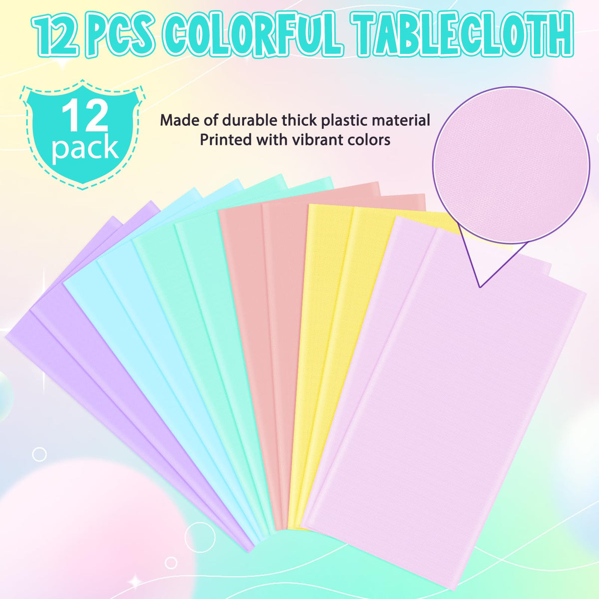 MASHAN green lime pastel tablecloth for fresh color coordination