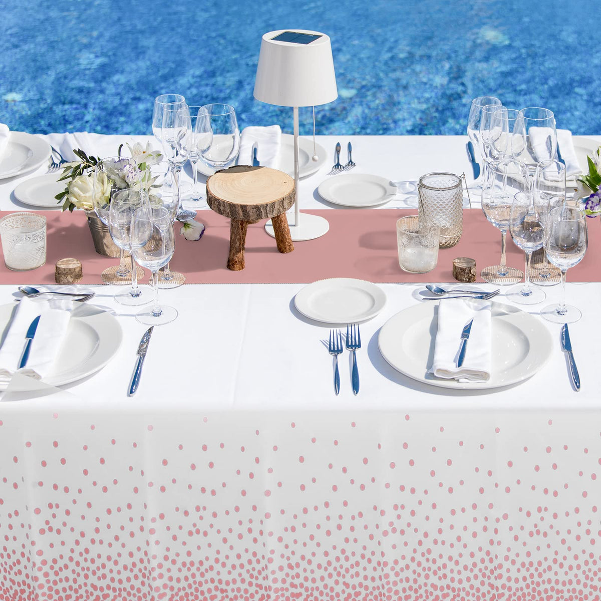 Mashan PEVA waterproof tablecloth for easy cleanup and durability