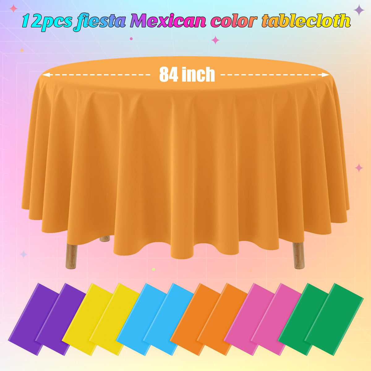 MASHAN durable waterproof tablecloth with smooth surface for easy cleanup after taco night.