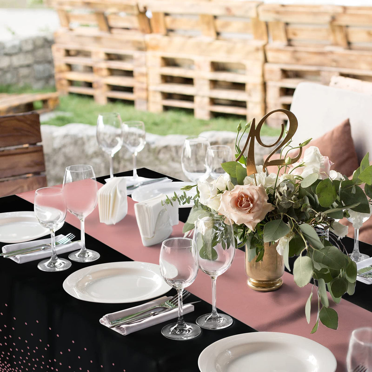 MASHAN wedding-dining setup using these pieces creates a cohesive decor vibe.