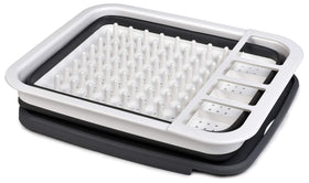 Masirs Pop-Up Drying Rack with four-section utensil drying area.