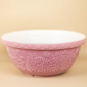 Mason Cash In The Meadow S12 embossed rose pattern adds rustic kitchen charm