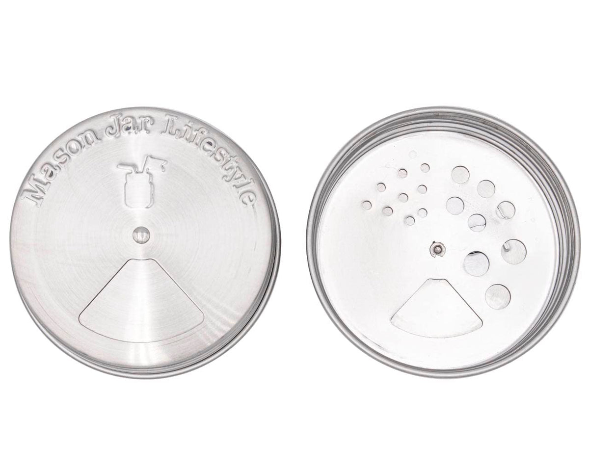 Mason Jar Lifestyle regular-mouth jar compatibility across pint to quart sizes.
