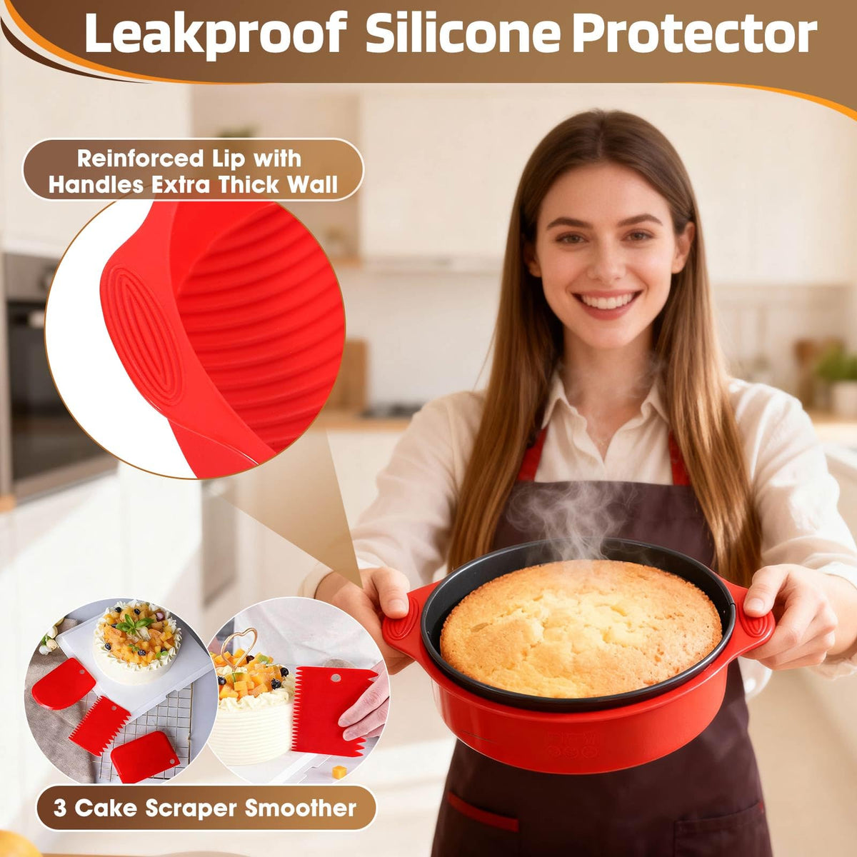 MASSUGAR parchment liners ensure easy release and simple cleanup