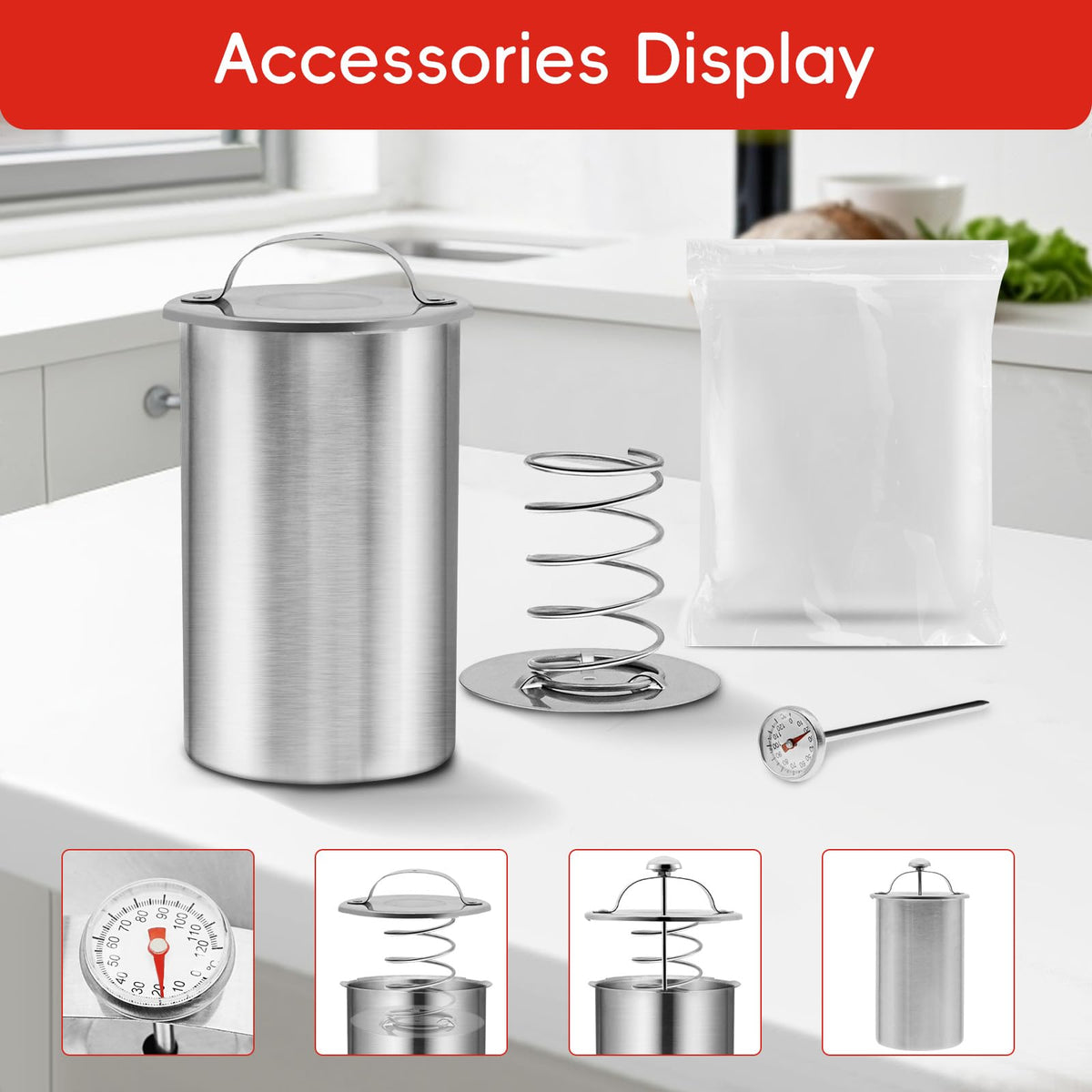 MASTER FENG includes 20 cooking bags for easy portioning and cleanup.