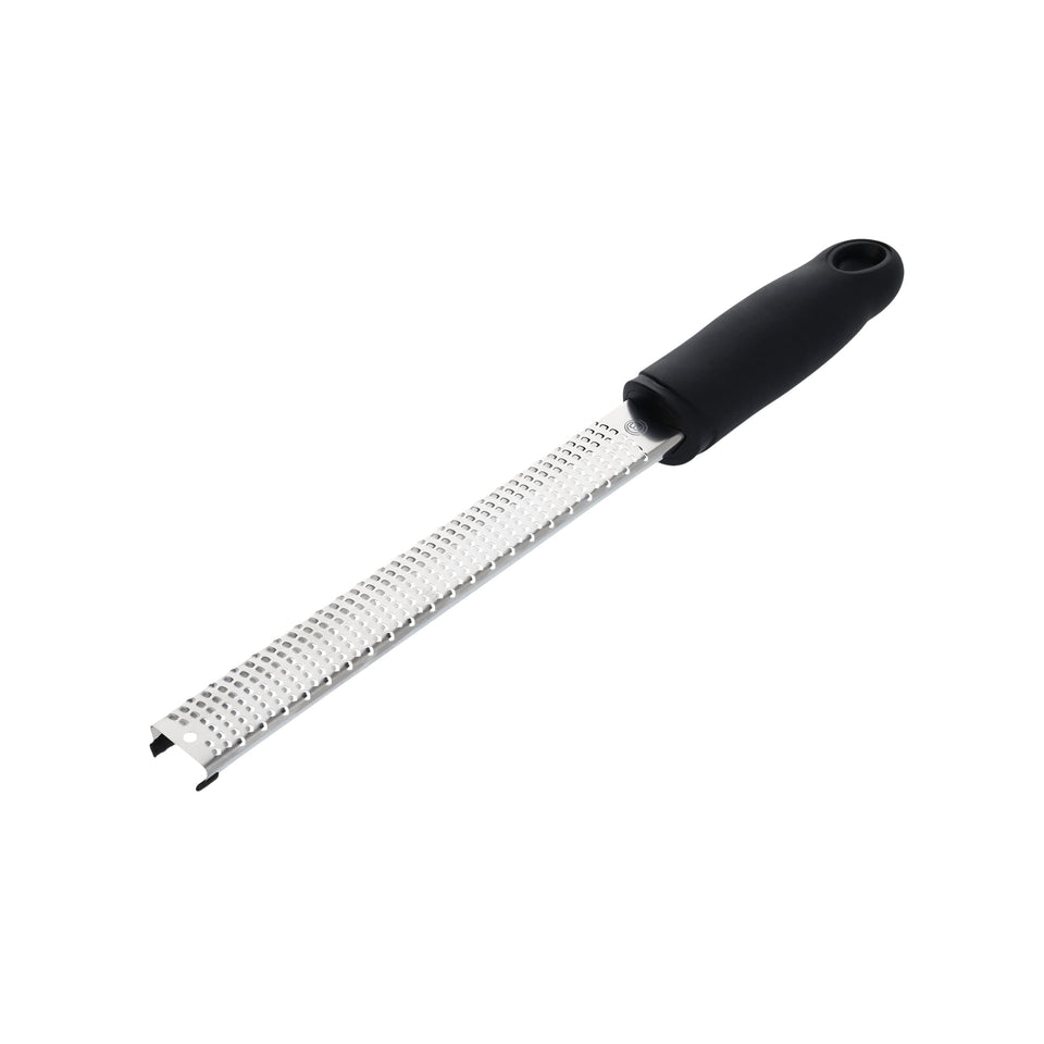 MasterChef lemon zester handle creating bright citrus zest for toppings