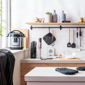 MasterChef stainless steel design supports durable performance with soft and hard ingredients.
