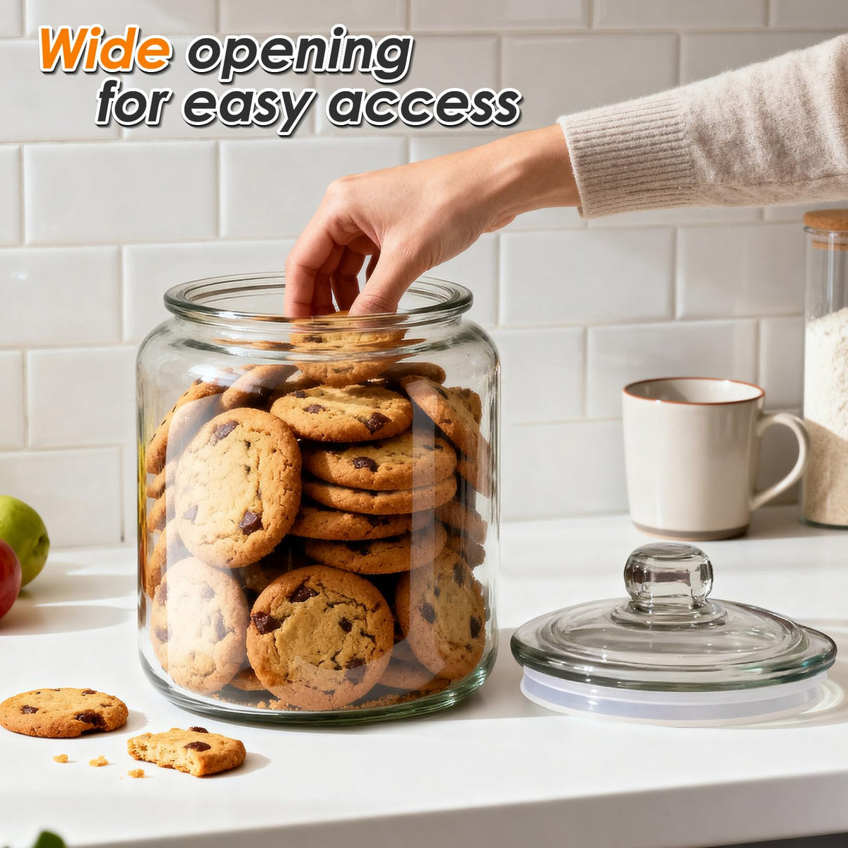 Masthome airtight lid jar sealing ring for freshness