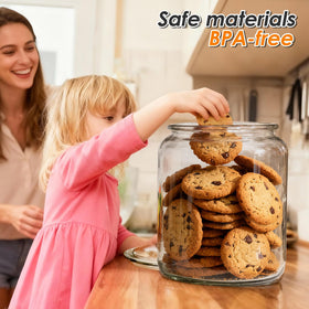 Masthome dry-goods storage jar for pasta, flour and more