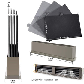 Masthome cutting boards use food-grade materials that resist odor.
