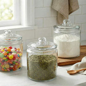 Masthome lead-free glass ensures safe storage for daily staples.