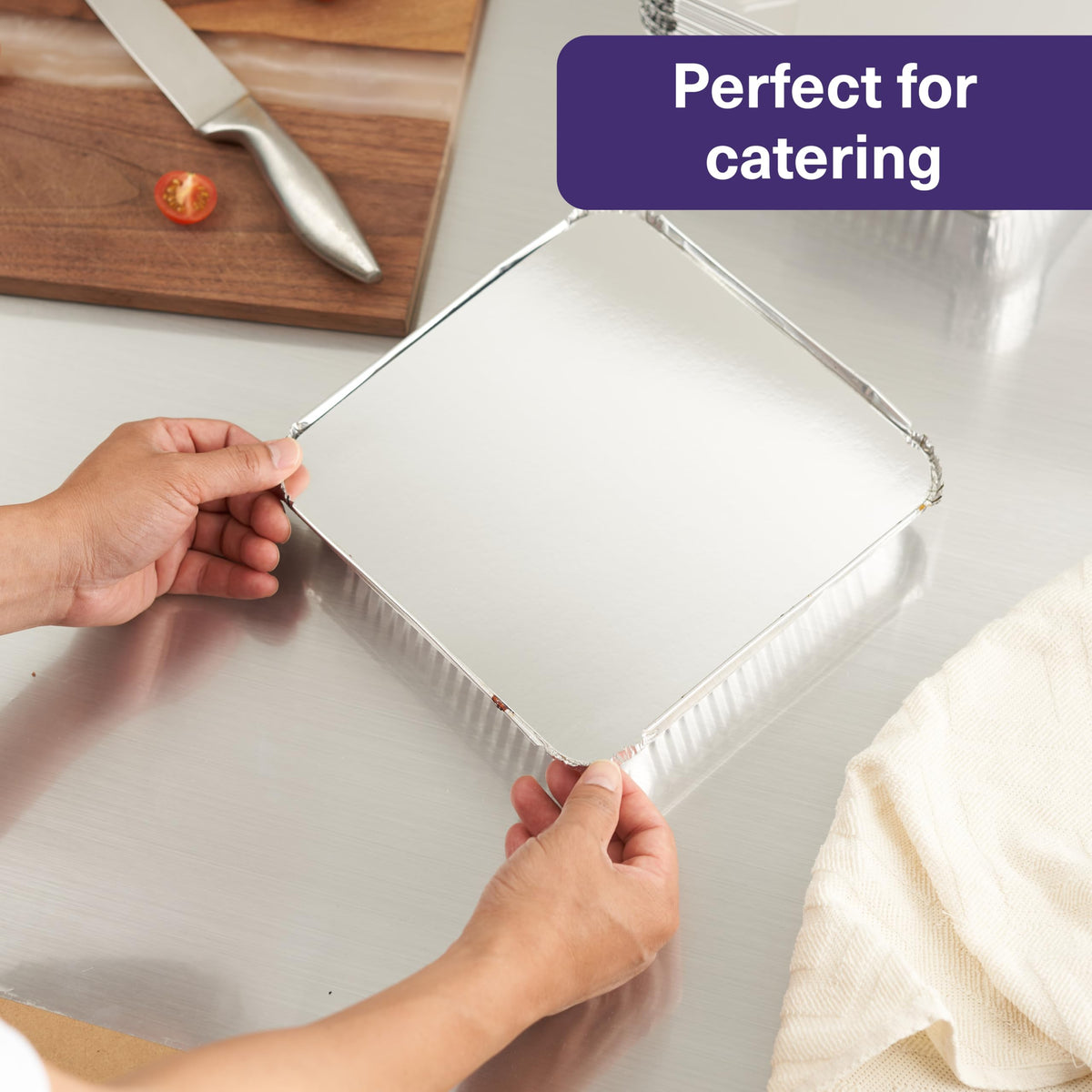 MATANA 25-pack 9x9 freezer-safe pan for make-ahead meals
